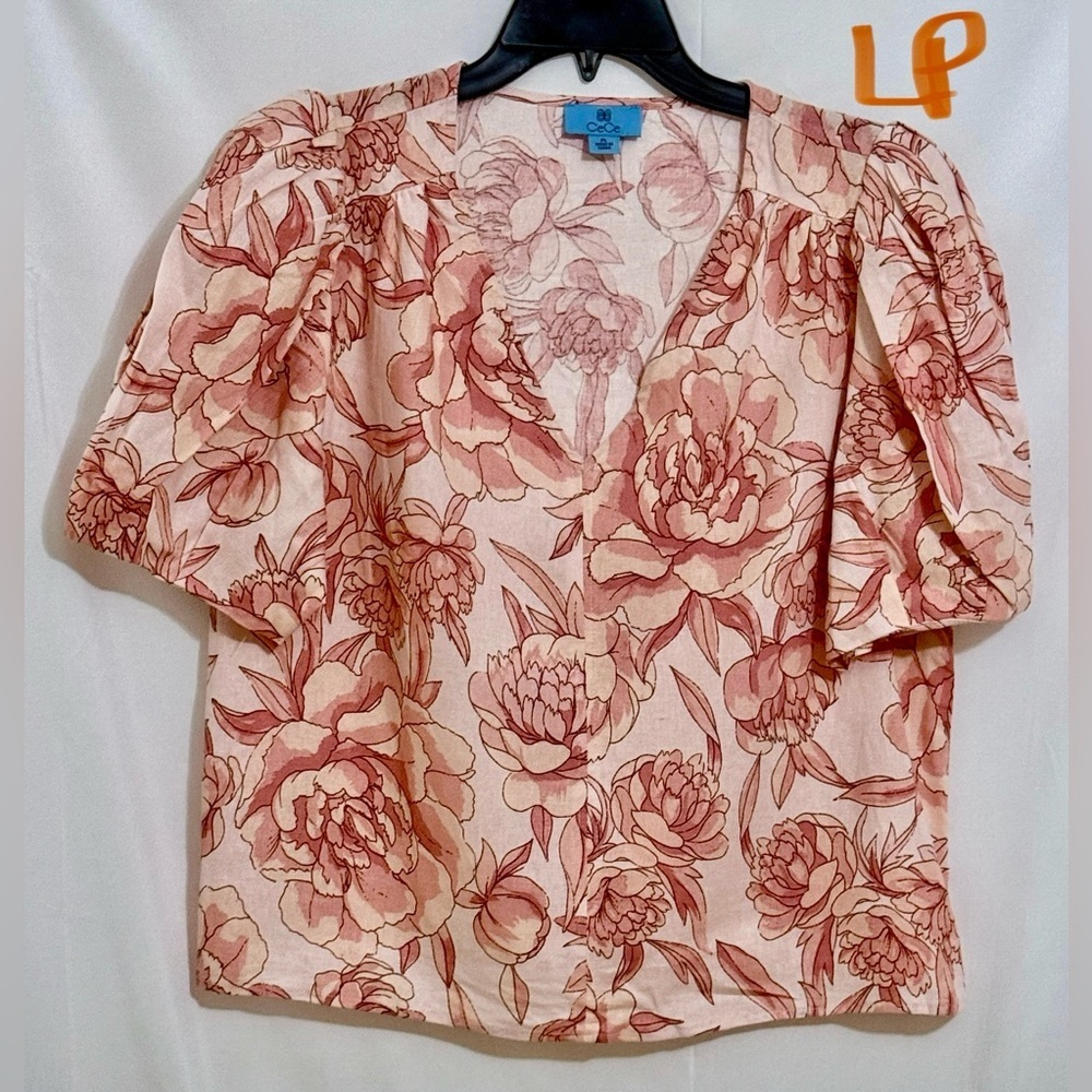 Floral Puff Sleeve Blouse